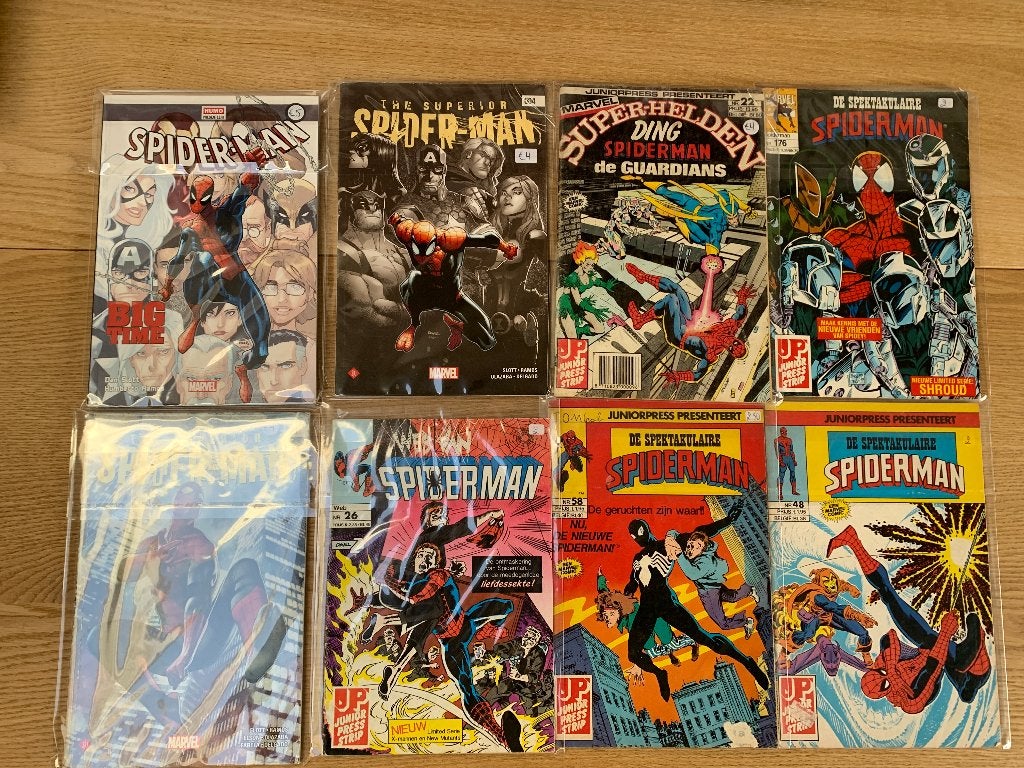 LOT 8 COMICS "SPIDERMAN", Boeken, Meerdere comics, Ophalen of Verzenden, Zo goed als nieuw, Europa