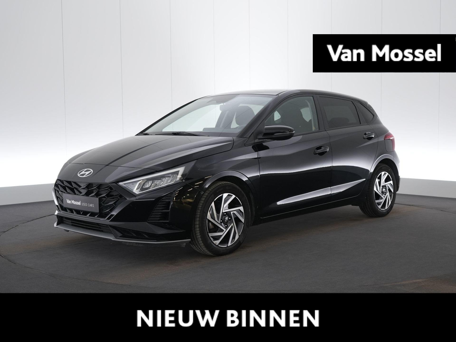 Hyundai i20 1.0 T-GDi 48V 7-DCT 74kW Techno, Auto's, Hyundai, Dealer onderhouden, Gebruikt, Zwart, Overige kleuren