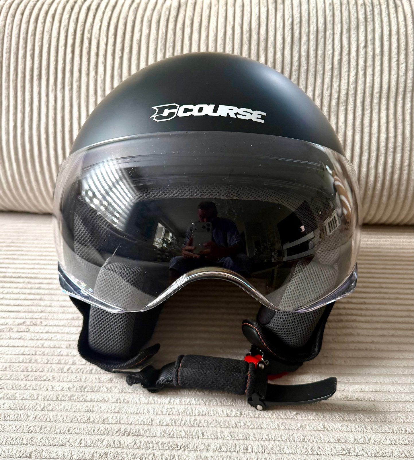 Casque jet Course Pilot ! (ÉTAT NEUF), Enlèvement ou Envoi, Comme neuf, Medium