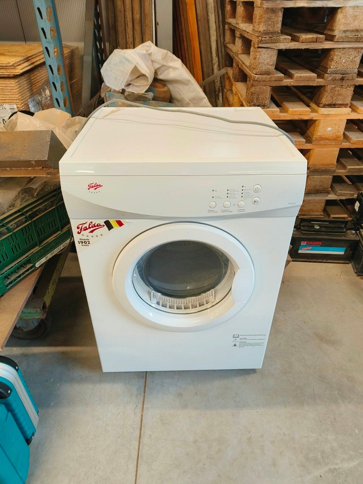 droogkast met luchtafvoer, Elektronische apparatuur, Ophalen, Luchtafvoer, 8 tot 10 kg, Zo goed als nieuw