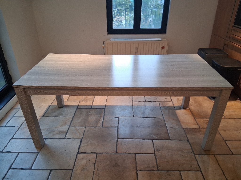 Houten Tafel, Ophalen, Gebruikt, 50 tot 100 cm, Vijf personen of meer