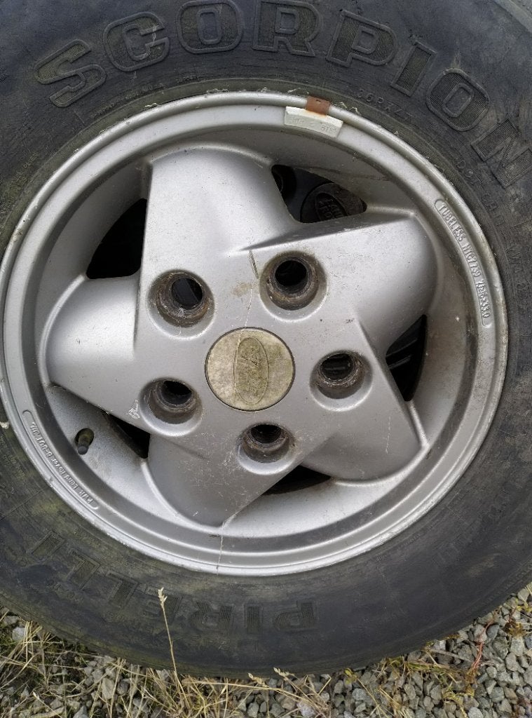 alu velgen Land rover 4stuks, Auto-onderdelen, Ophalen, Velg(en)