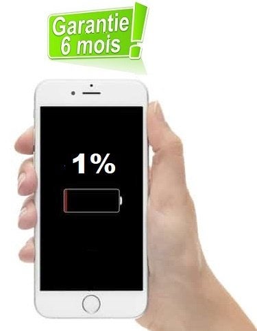 Réparer iPhone 8 batterie reste bloquée à 1%, ne charge pas, Ophalen, Apple