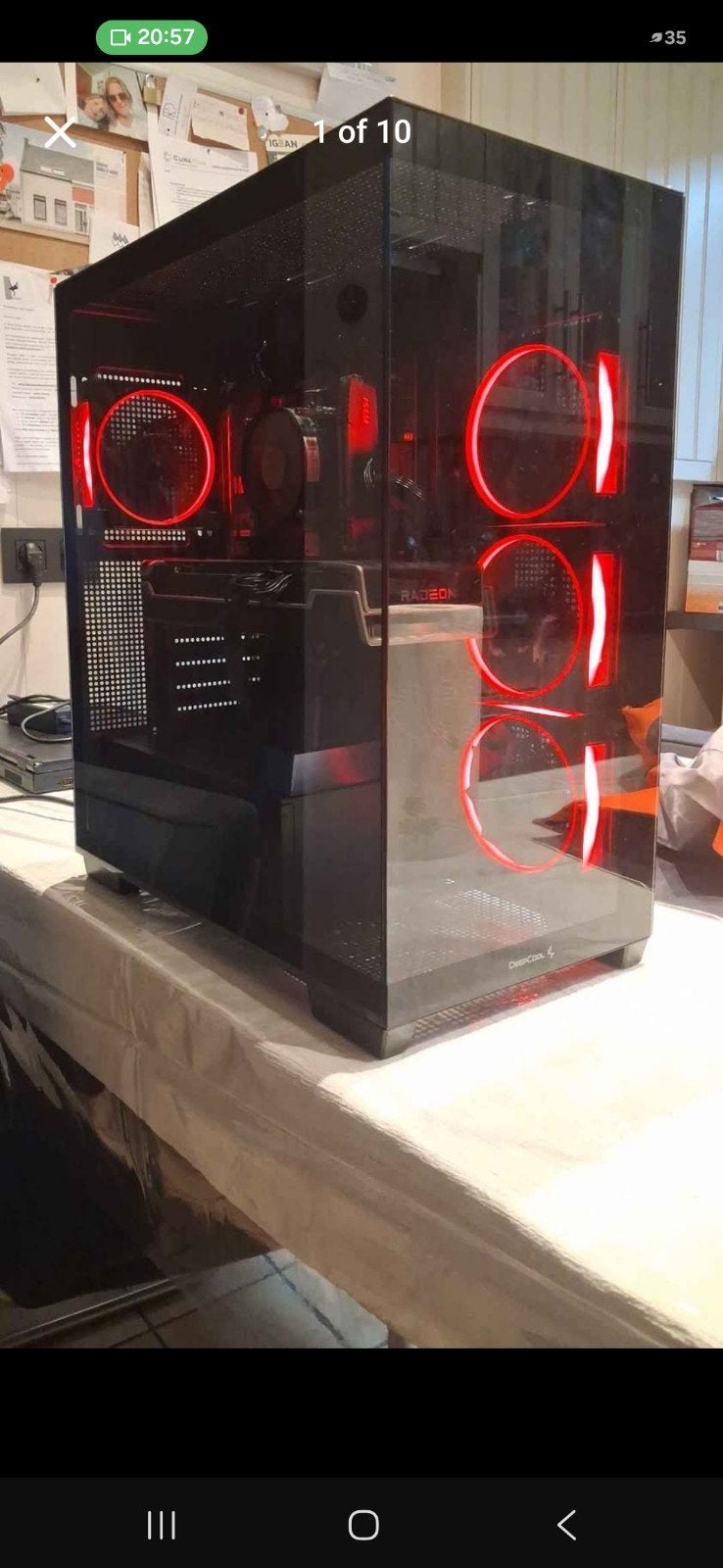HIGH END 4K PC/I7 14700/ 6750XT/ DDR5/ 1TB / AANPASBARE RGB, Custom Build, Zo goed als nieuw, Gaming, SSD