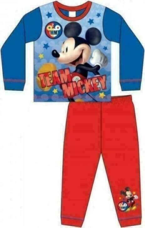 Mickey Mouse Pyjama - 86/92 - 92/98 - Katoen - Disney, Kinderen en Baby's, Kinderkleding | Maat 92, Nacht- of Onderkleding, Nieuw