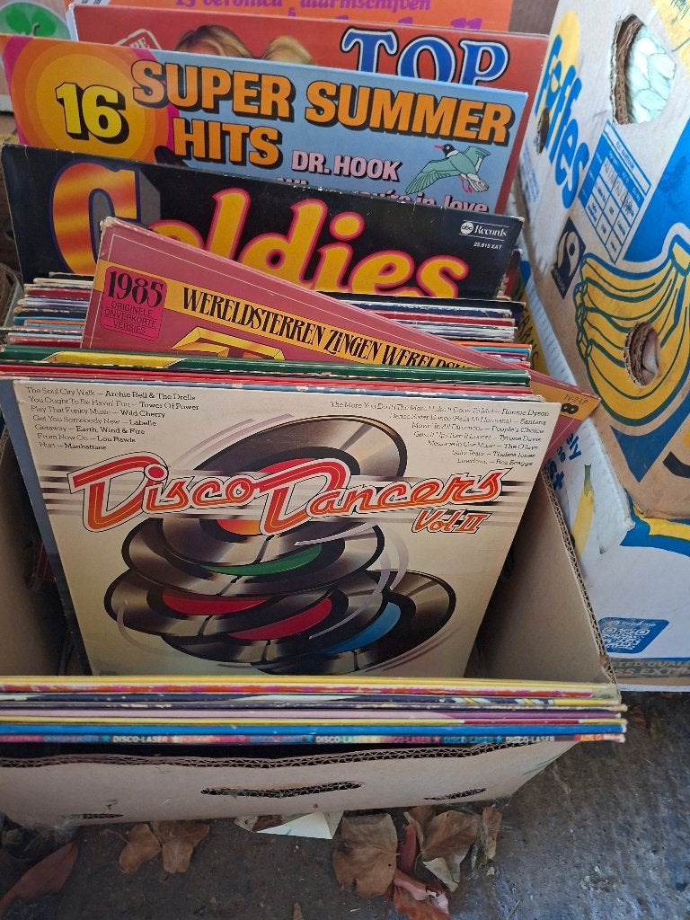 Partij Engels vinyl verzamelplaten, Cd's en Dvd's, LP, Gebruikt, Overige genres, Ophalen of Verzenden