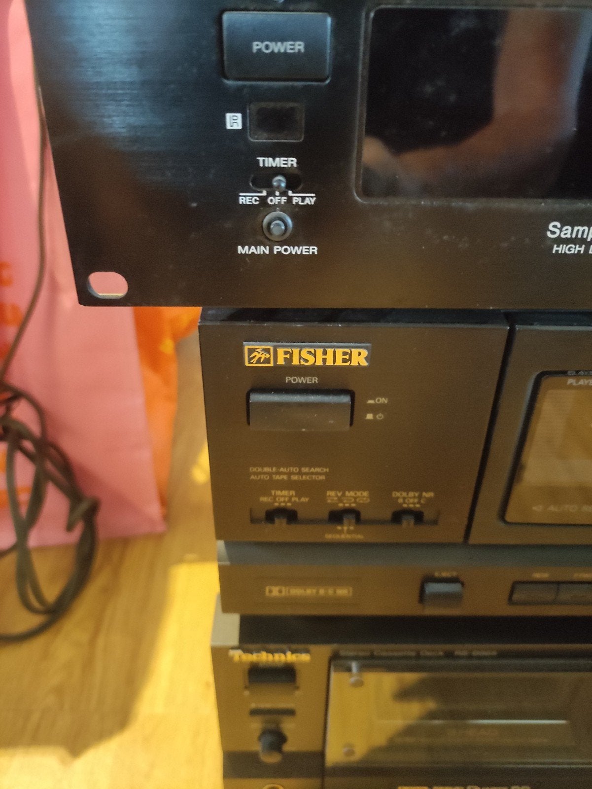 Sony minidisc, fisher cassette speler, technics, Audio, Tv en Foto, Overige Audio, Tv en Foto, Ophalen, Gebruikt