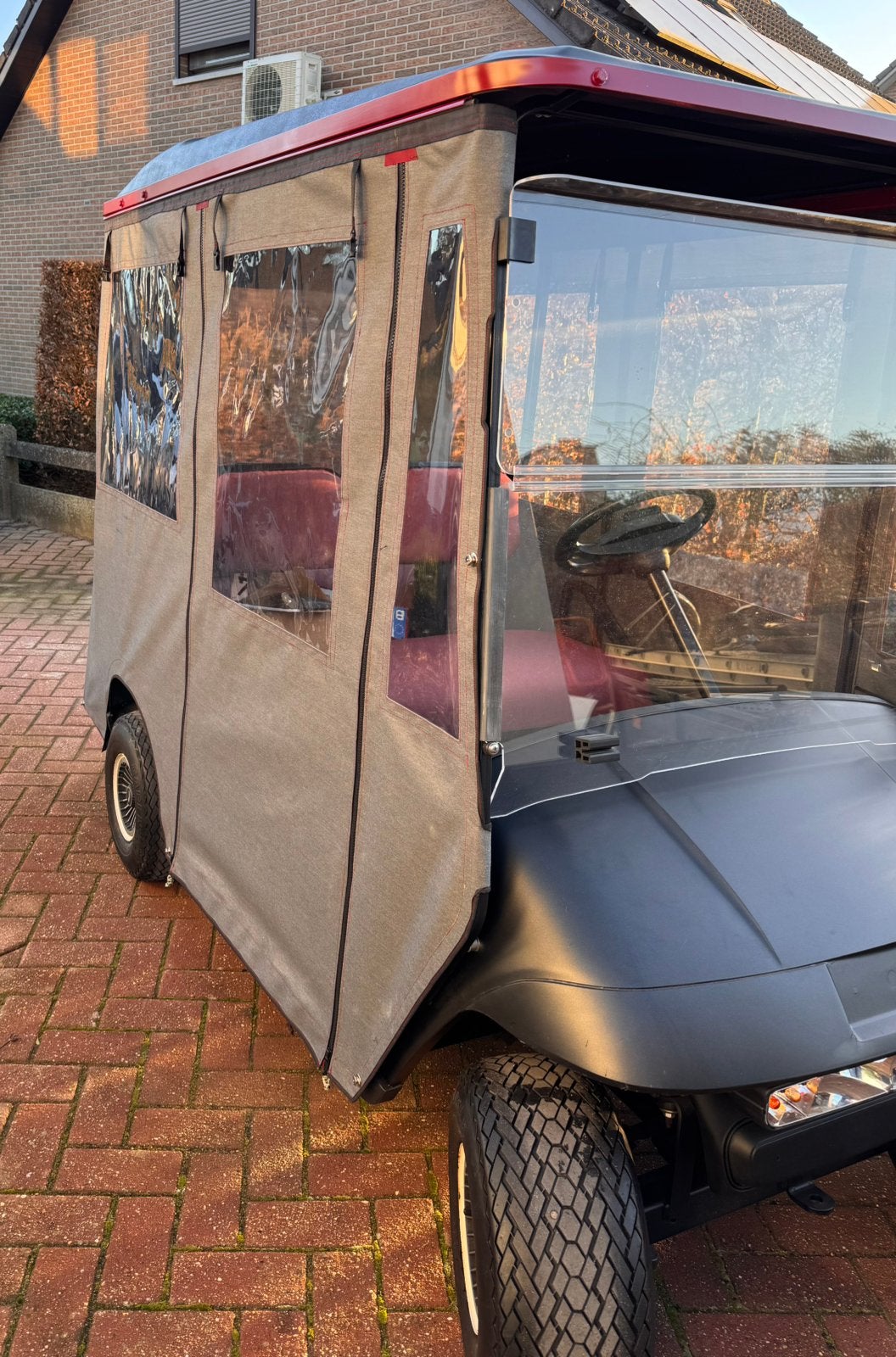 Ezgo: elektrische golfkar met Belgische baanregistratie, Ophalen, Zo goed als nieuw, Golfkar