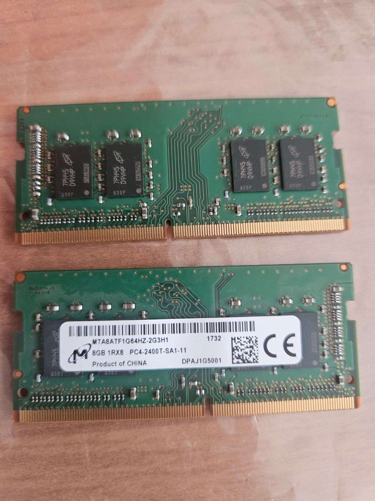 8 GB DDR4-2400 SO-DIMM  RAM geheugen (2 stuks), Ophalen, DDR4, 8 GB