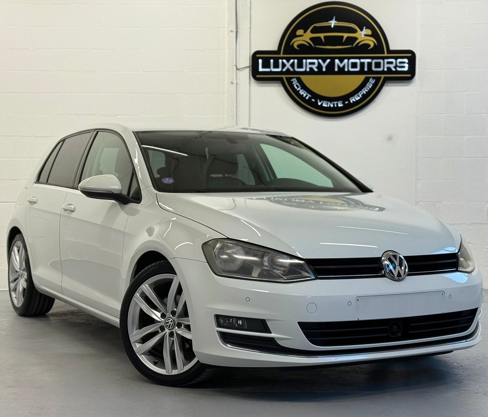VW GOLF 7 HIGHLINE 1.4 TSI BOÎTE AUTOMATIQUE DSG, Euro 5, Achat, Entreprise, Noir