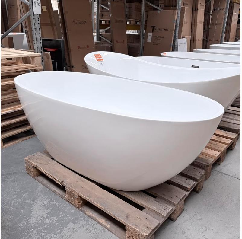 NU Goedkoop Vrijstaand Ligbad – Nieuw Bad 170/80/60 nr257, Enlèvement, Neuf, Blanc