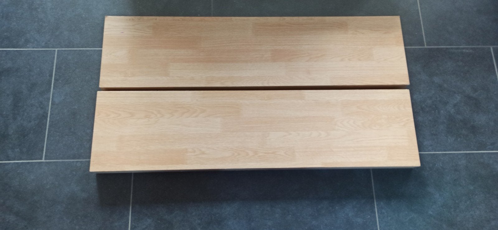 2 wandplanken beige, Enlèvement
