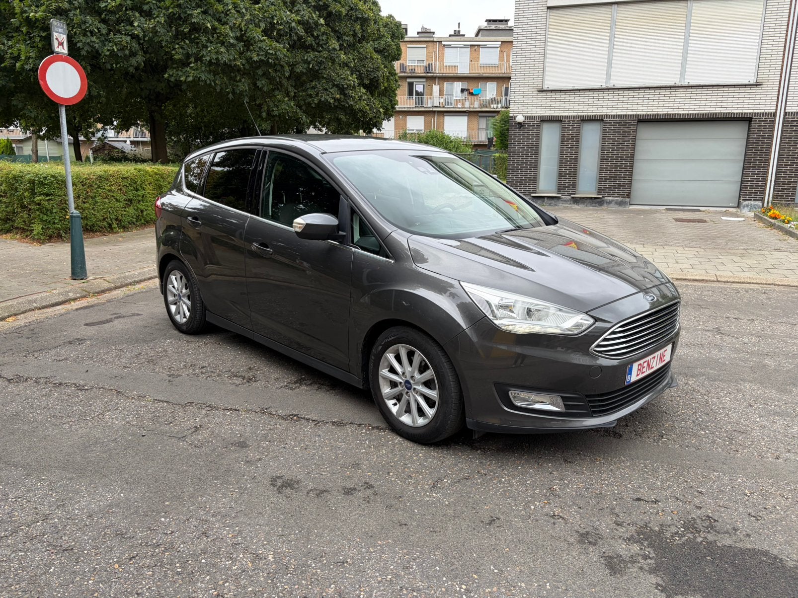 Ford C-max 1.0 benz 106000km ecoboost 2015 garantie, Voorwielaandrijving, Testrit aan huis, Stof, 4 cilinders