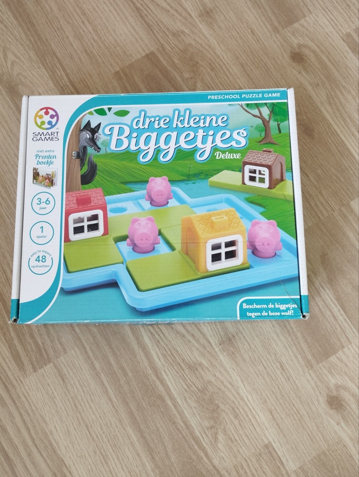 Smart Games de 3 biggetjes, Ophalen
