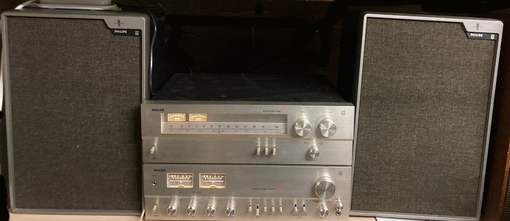 Philips 386 + 186 + 466 luidsprekers, Philips, Tuner ou Radio, Enlèvement, Utilisé
