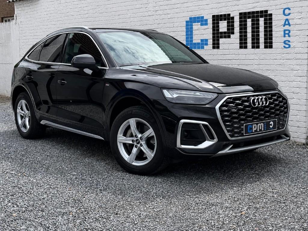 Audi Q5 * SPORTBACK * PHEV 50TFSIe * BTW/TVA * 3x S LINE *, Automaat, 4 cilinders, Q5, Leder en Stof
