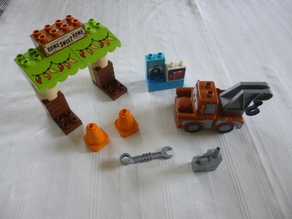 DUPLO Cars 3 Takels Schuur - 10856, Kinderen en Baby's, Speelgoed | Duplo en Lego, Ophalen of Verzenden, Duplo