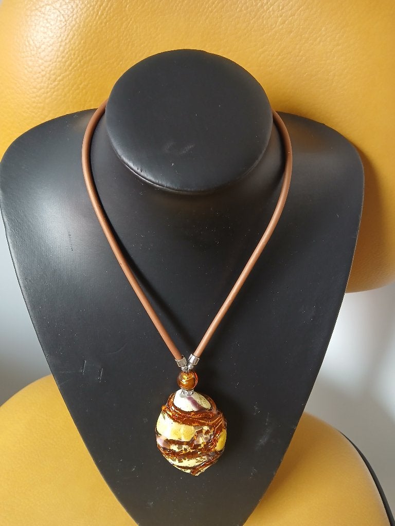 Collier en verre d'art de Murano, Enlèvement ou Envoi, Neuf