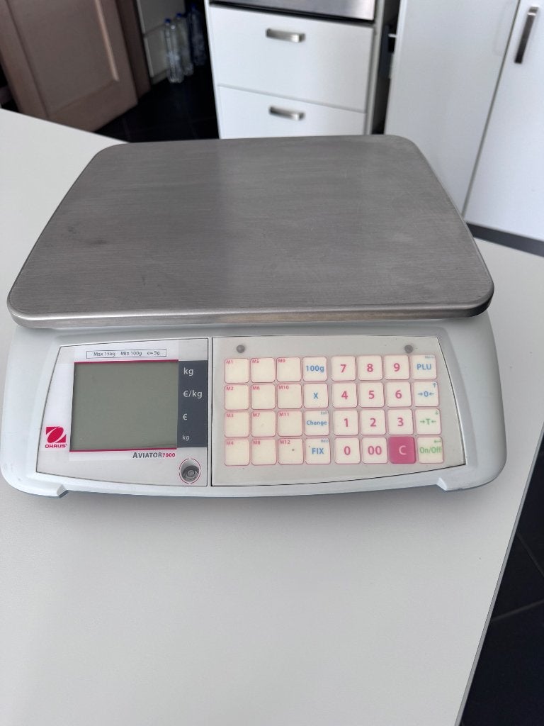 Ohaus Aviator 7000 weegschaal, Elektronische apparatuur, Ophalen, Gebruikt, Winkelweegschaal, Digitaal