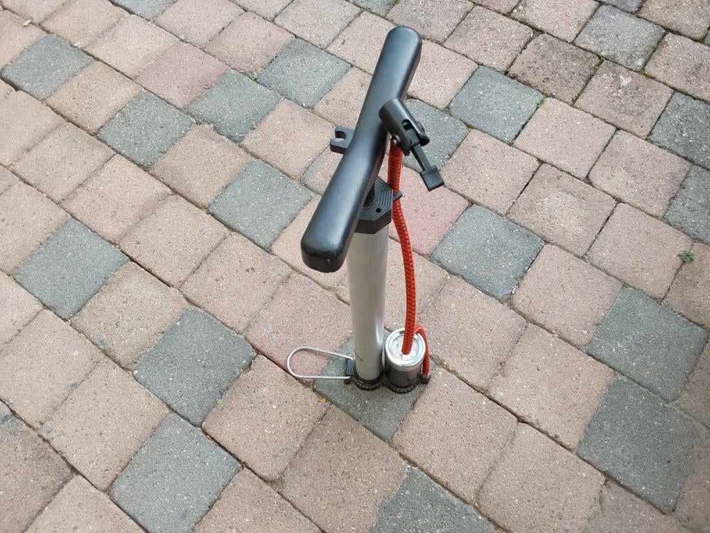 Fiets pomp, Ophalen, Drukmeter, Zo goed als nieuw