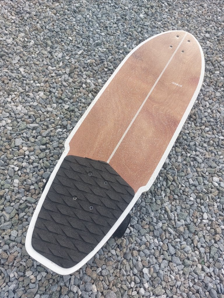 Skateboard oxelo Carver 540 birds of paradise 9.7" x 32.6", Enlèvement ou Envoi, Comme neuf, Skateboard