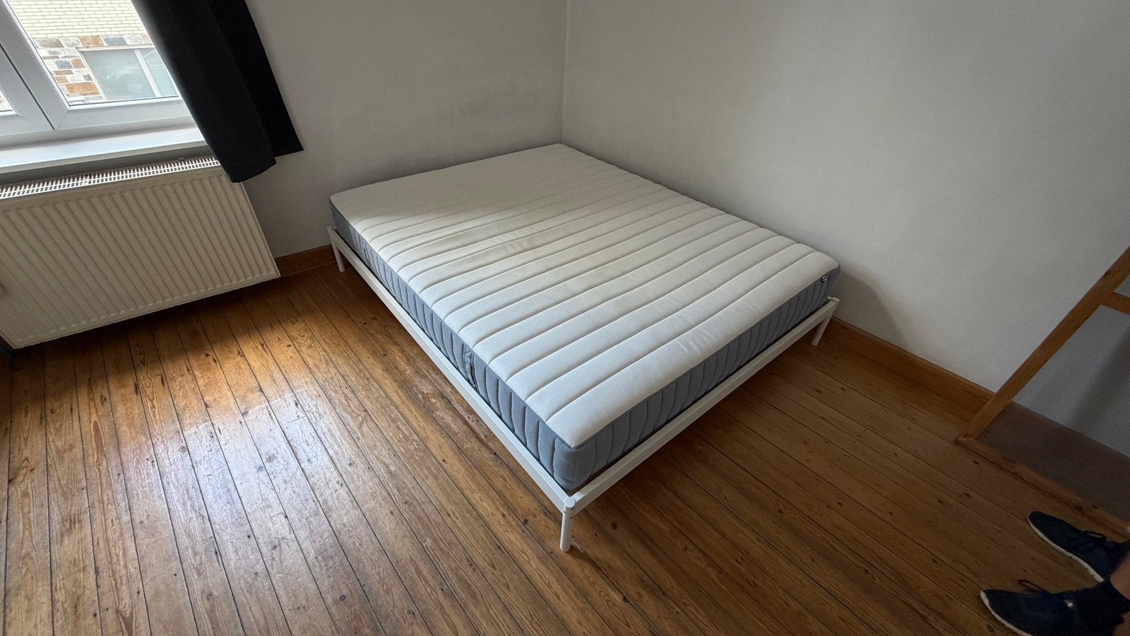 Tweepersoonsbed + matras 160x200, Immo, Appartementen en Studio's te huur