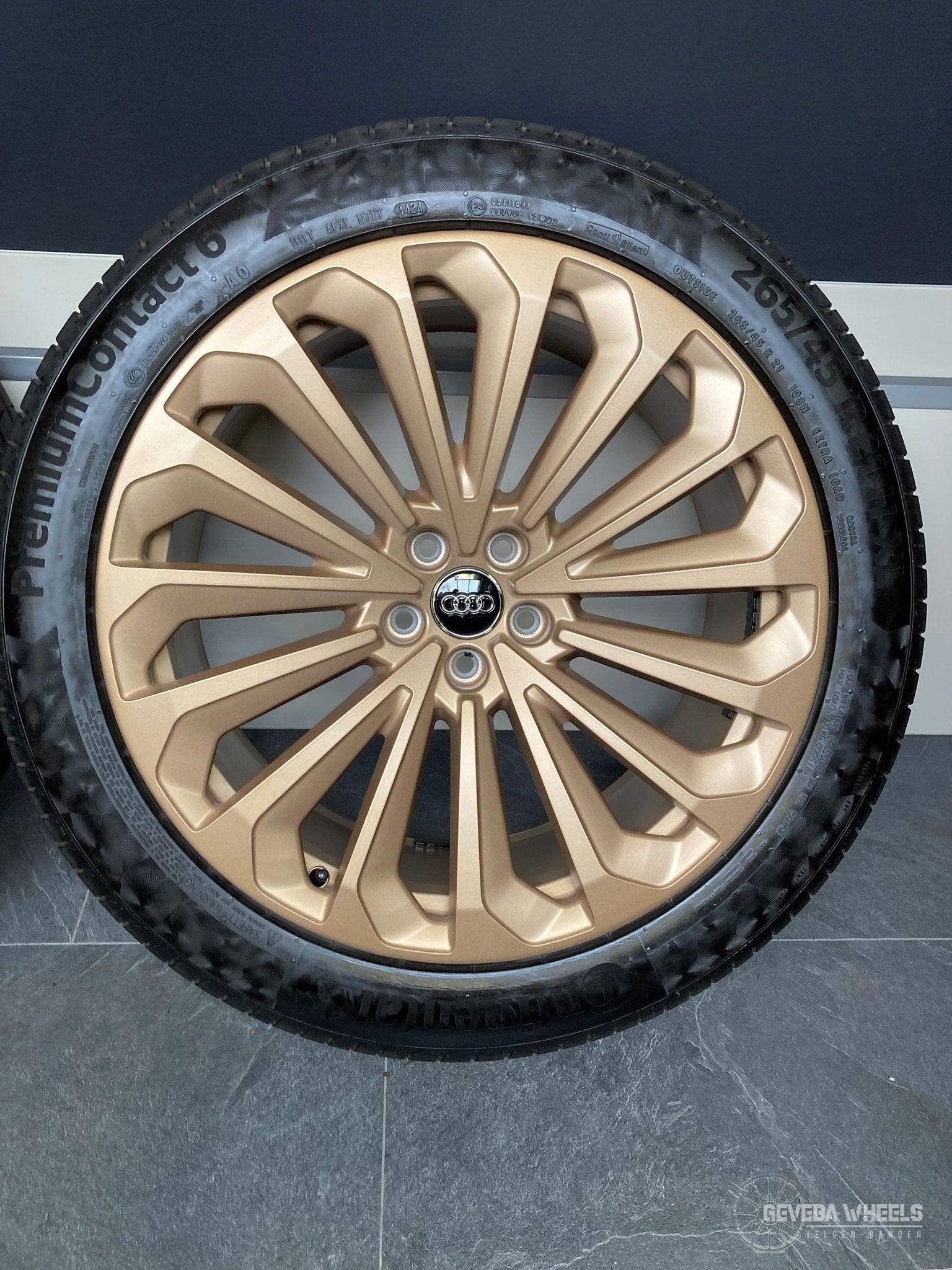 21” originele Audi Etron velgen + banden 5x112 4KE601025G, Pneus et Jantes, Pneus été, -, 21 pouces