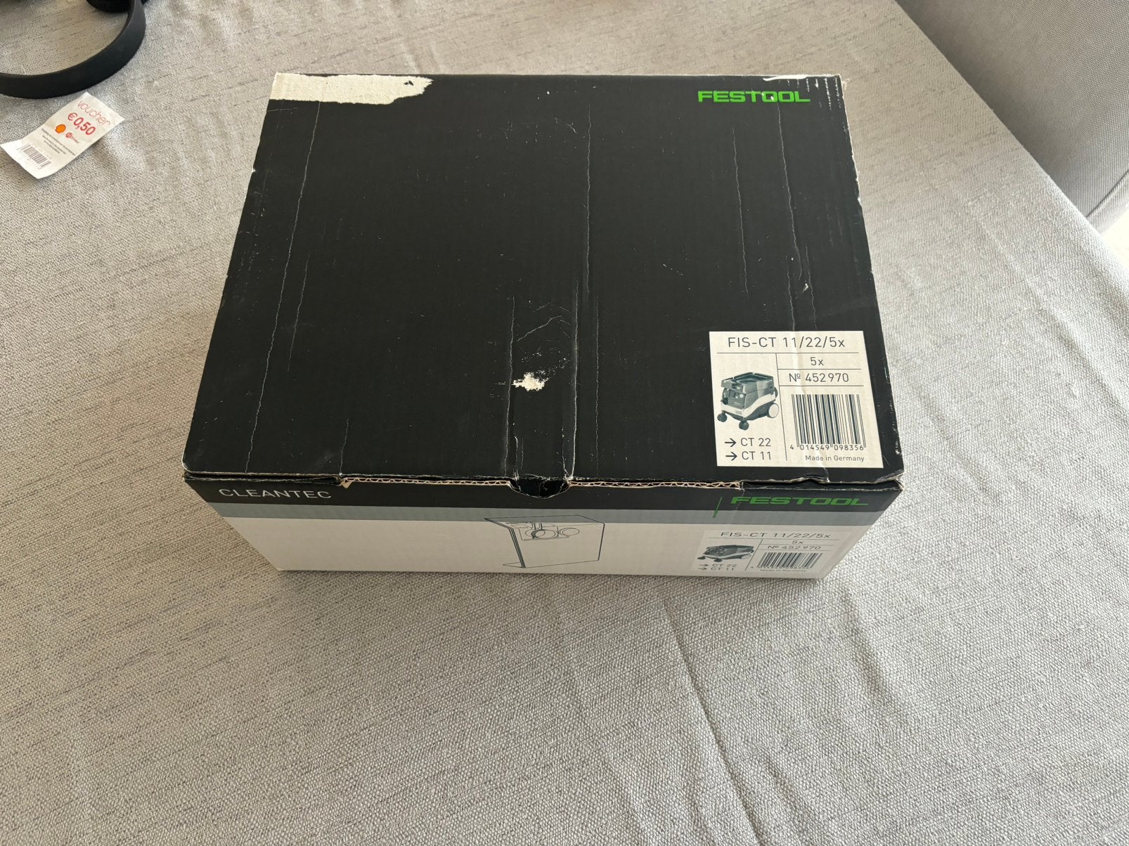 Festool stofzuigerzak CT22 4 zakken, Ophalen of Verzenden, Nieuw