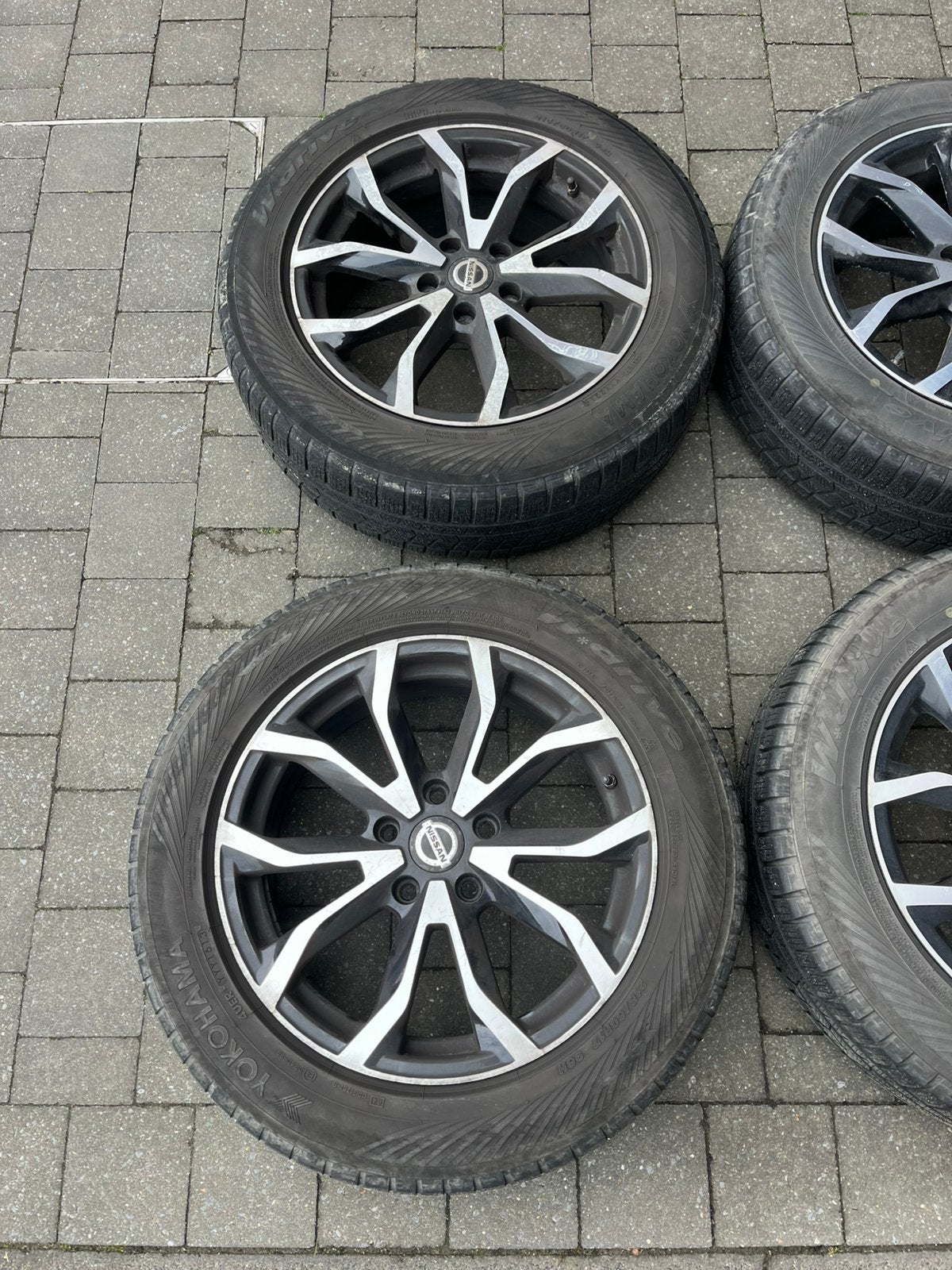 Set winterbanden Nissan Qashqai, Auto-onderdelen, Banden en Velgen, Ophalen, Winterbanden
