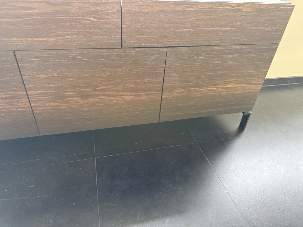 Moeraseiken buffetkast Interni edition, Ophalen, Gebruikt, Design, 200 cm of meer