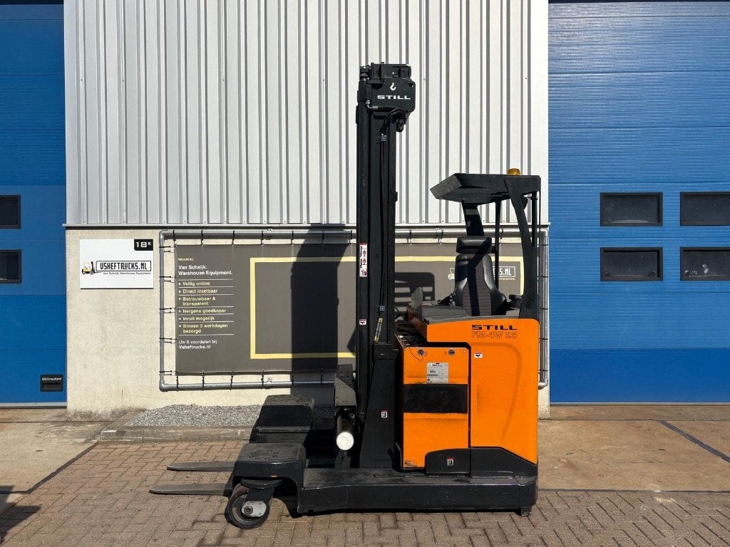 VS-23045 Vierweg reachtruck Still FM4W25 zijlader, Gebruikt