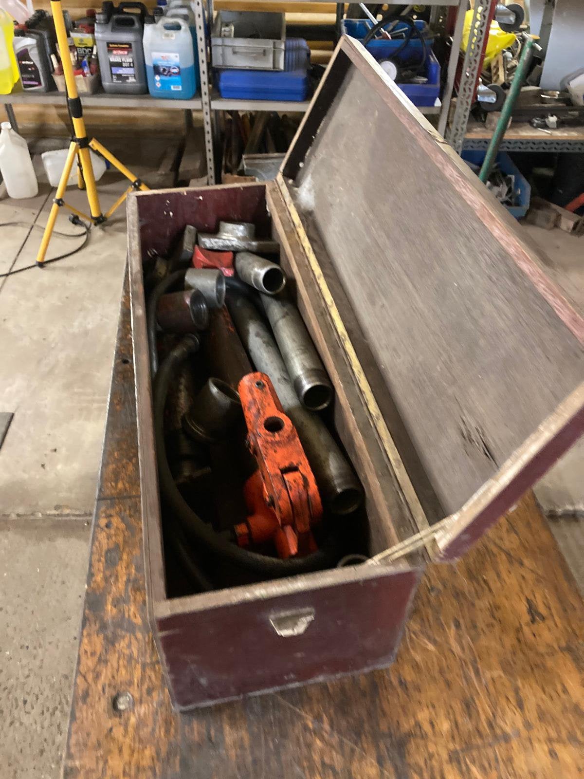 Hydraulische uitdeukset VERKOCHT, Autos : Divers, Outils de voiture, Enlèvement, Utilisé