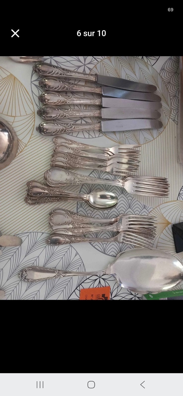 lot ménagère argent 100, 120 pièces, Enlèvement, Argent