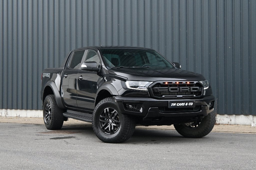 Ford Ranger Raptor 2.0d 4WD, Camera, Trekhaak, keyless, BTW, Automaat, Zwart, Leder, Bedrijf