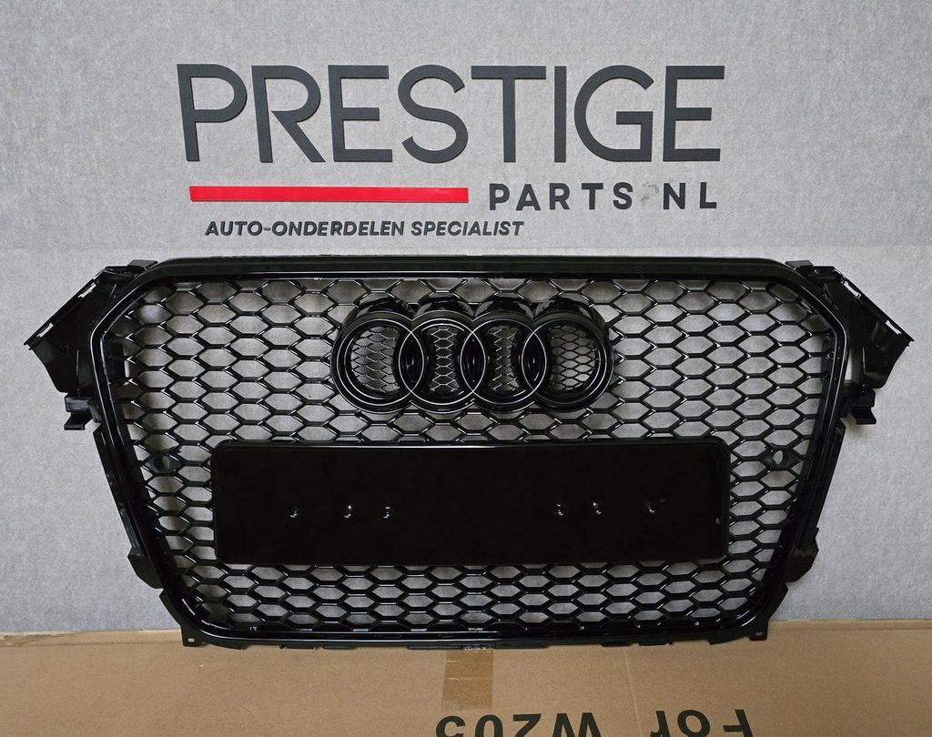 Grill Audi A4 B8 8K Facelift RS4 LOOK Grille bj.2012-2016, -, Voor, Nieuw, Ophalen of Verzenden