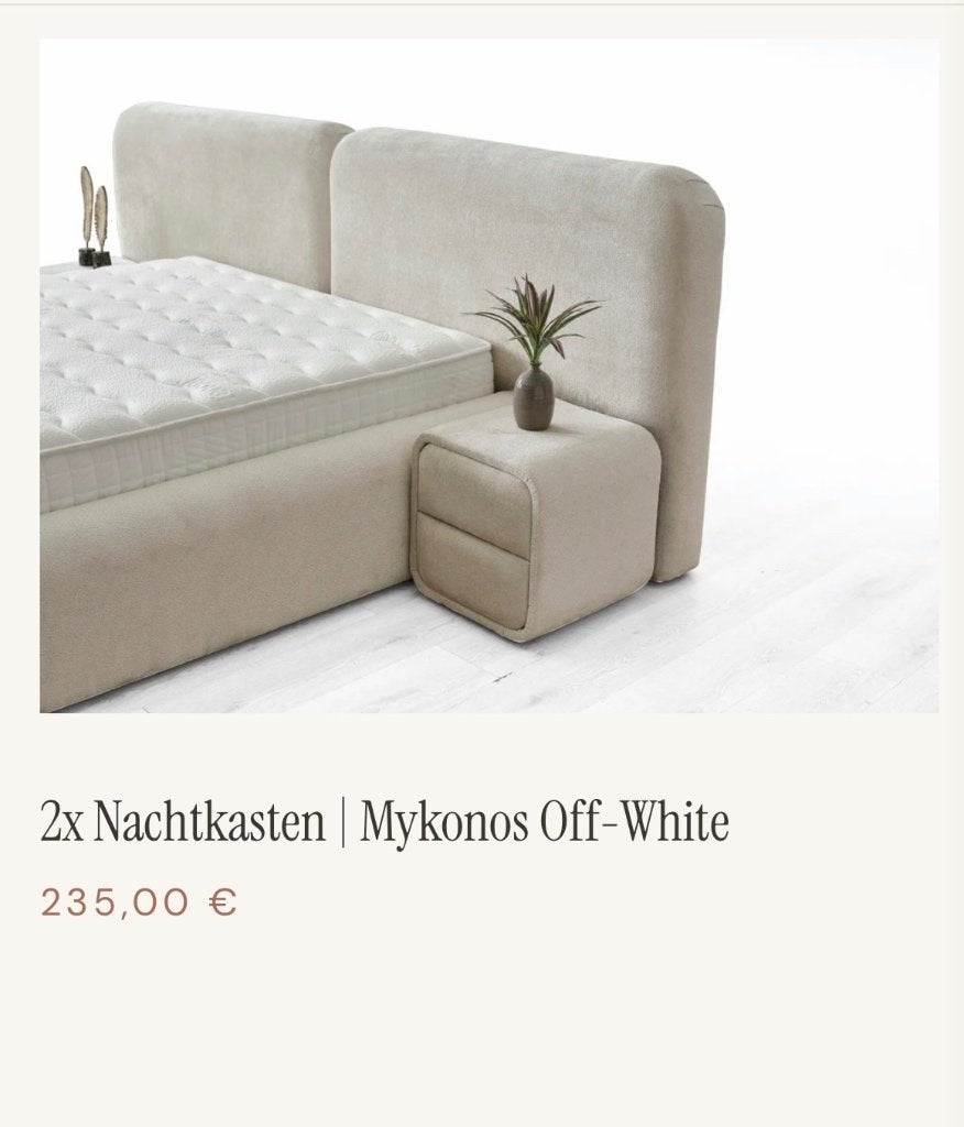 Ibiza stijl nachtkastjes (NIEUW)!!!, Ophalen, Overige materialen, Nieuw, 45 tot 65 cm