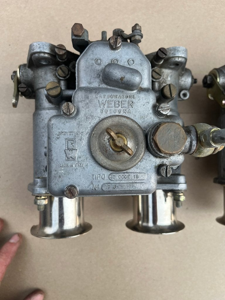3 Weber 40 DCOE 18 Made in Italy – Triple Weber carburateurs, Ophalen, Gebruikt, Lotus