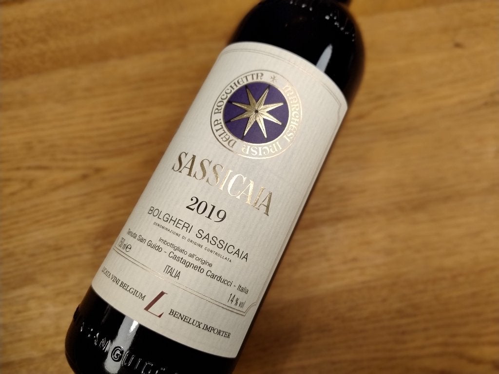 Sassicaia 2019 Tenuta San Guido Toscane Italie v.a. € 270, Neuf, Enlèvement, Vin rouge, Italie