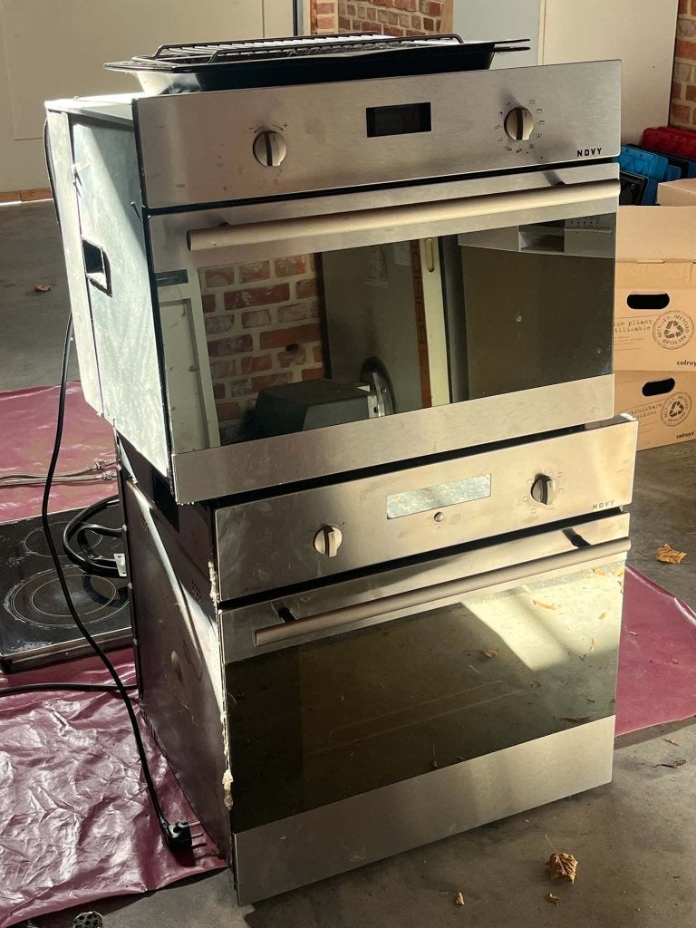 Oven en microgolfoven NOVY, Electroménager, Encastré, Enlèvement, Utilisé, 45 à 60 cm