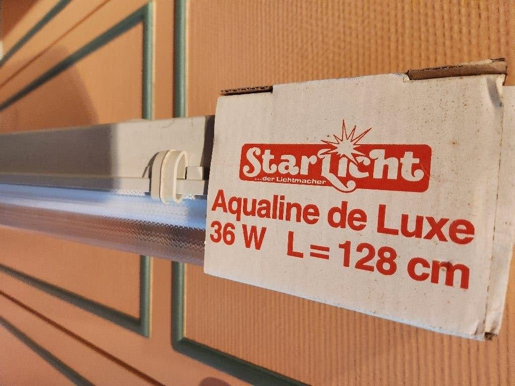 LUMINAIRE REGLETTE PLAFONNIER ETANCHE STARLIGHT 128CM 36W, Résistant à l'eau, Comme neuf, Enlèvement, Gris