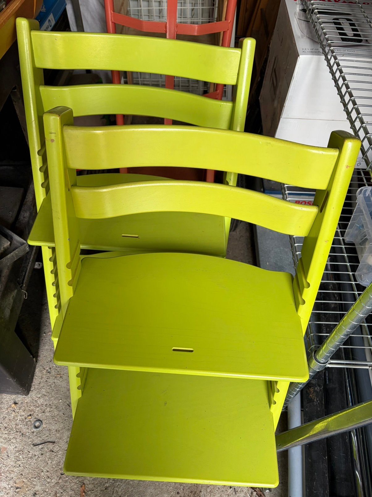 Stokke tripp trapp groen, Ophalen, Zo goed als nieuw, Meegroeistoel