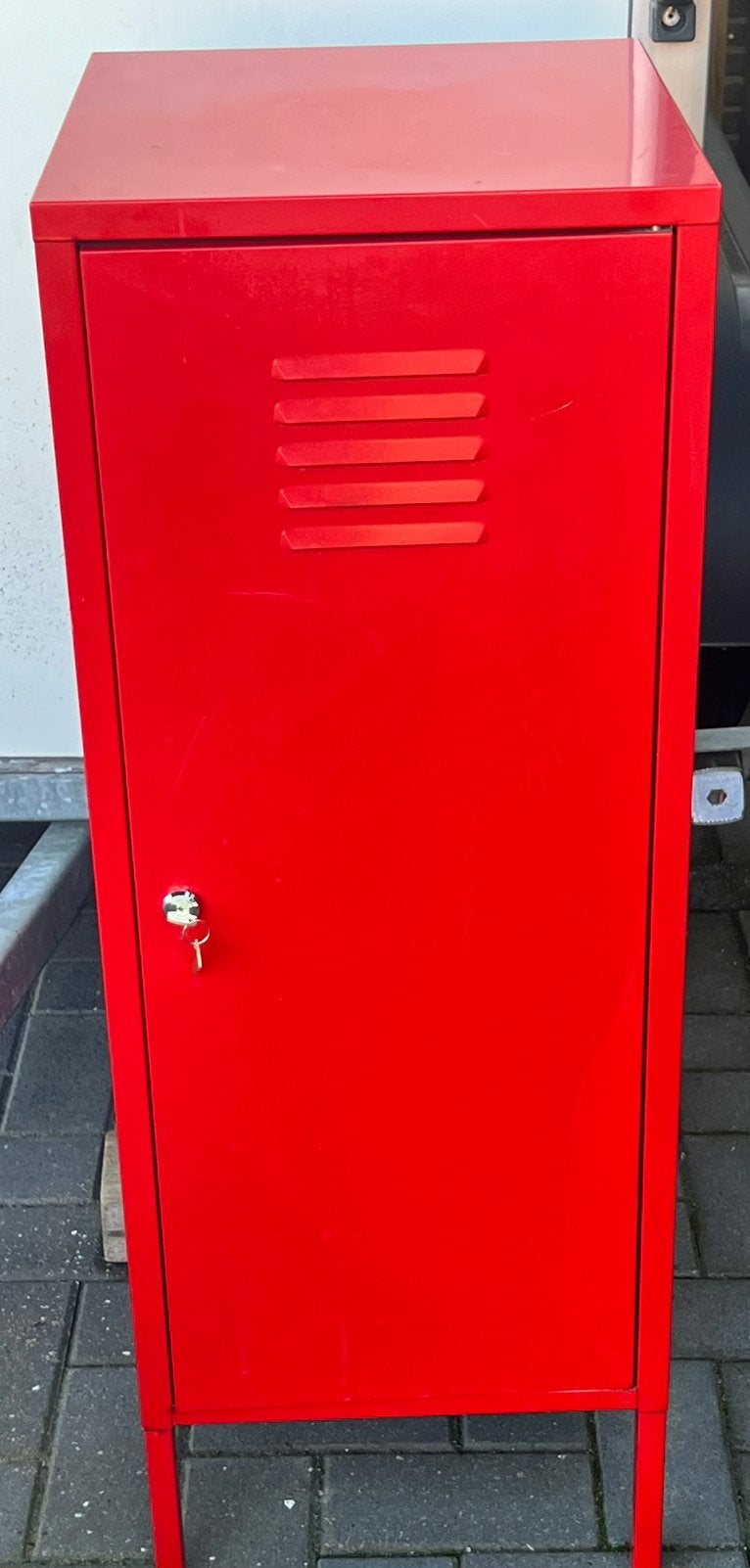 Lockerkast in ijzer,3 planken,H:104 cm x B:37 cm, Maison & Meubles, Armoires | Casiers, Enlèvement, Utilisé
