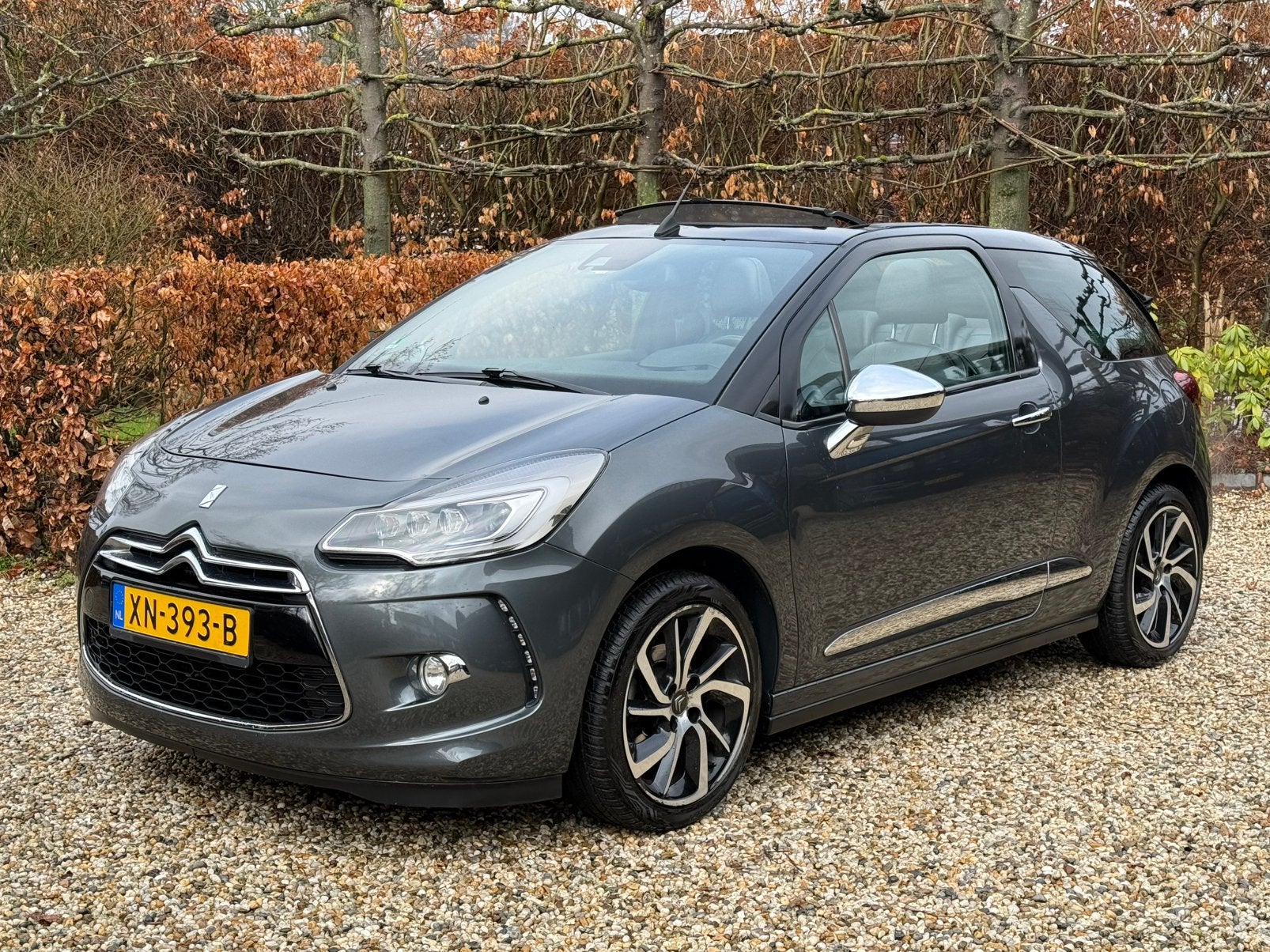 DS3 1.2 VTI Cabrio Ultra Prestige - Leder - Navi - Camera, Cuir, Argent ou Gris, Achat, Euro 6