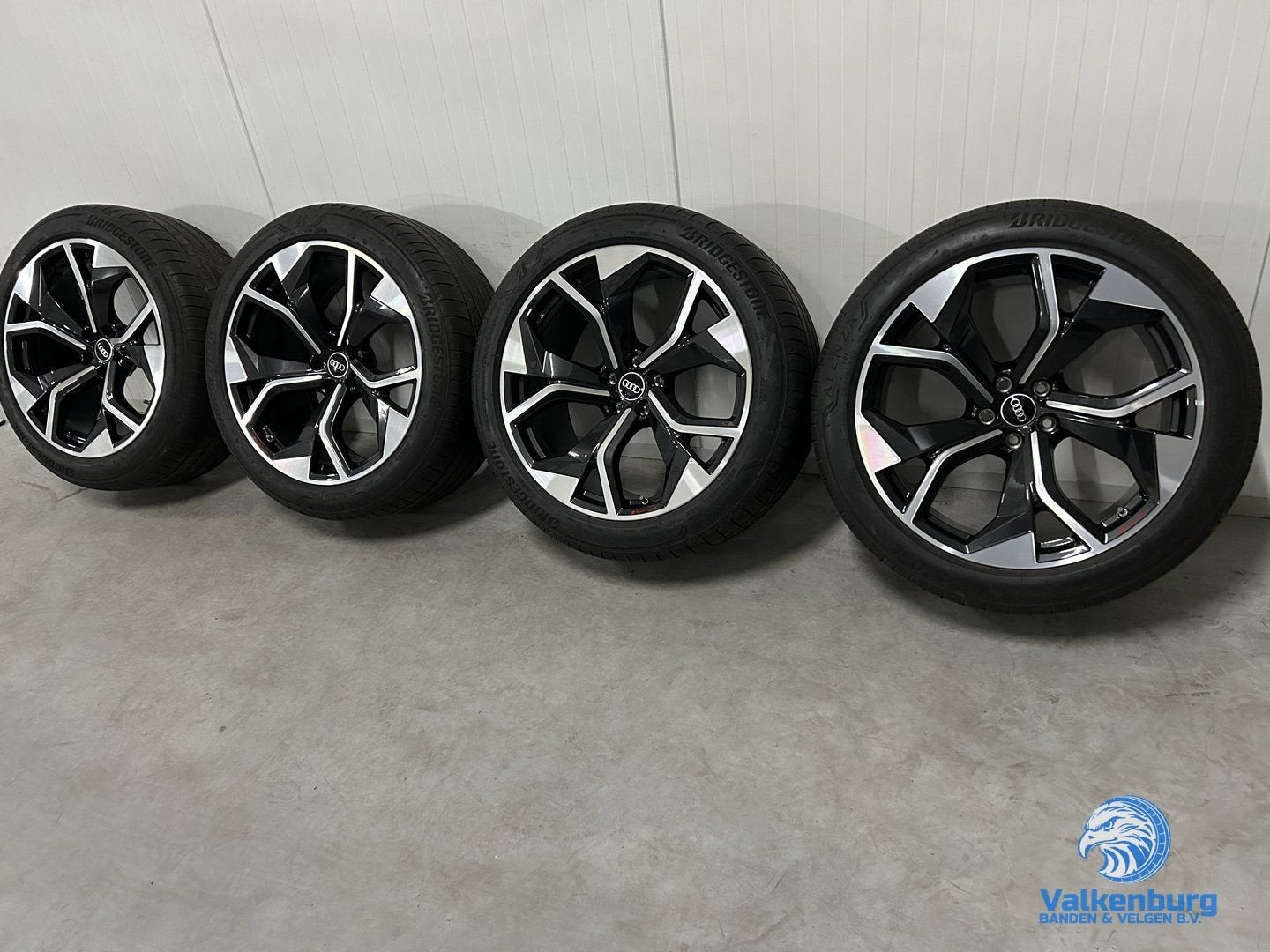 6mm! Originele Audi SQ8 E-tron Audi Sport 4KE 21 inch zwart, Auto-onderdelen, Banden en Velgen, Gebruikt, -, 285 mm, -