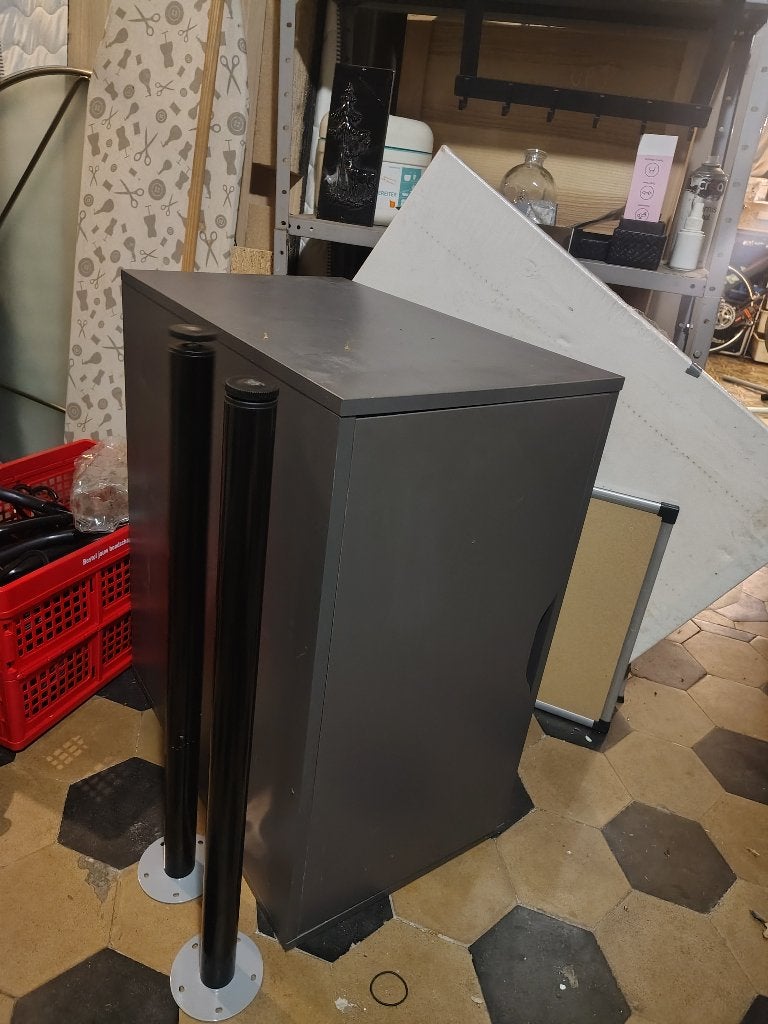 Meuble ikea Alex gris 36 cm 70 cm, Enlèvement ou Envoi, Démontable, Autres matériaux, Comme neuf