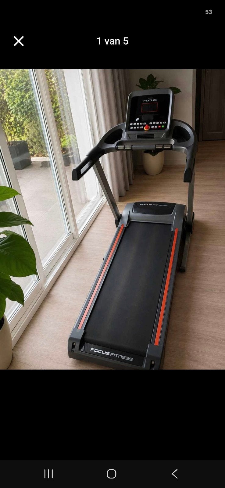 loopband focus fitness jet 5, Sport en Fitness, Ophalen, Loopband