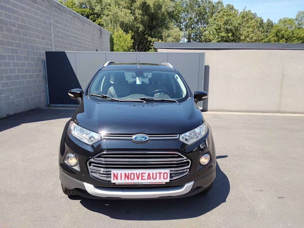 Ford EcoSport 1.0 EcoBoost 4x2 Titanium TREKHAAK PARKHULP AC, Auto's, Voorwielaandrijving, Euro 5, Stof, Gebruikt