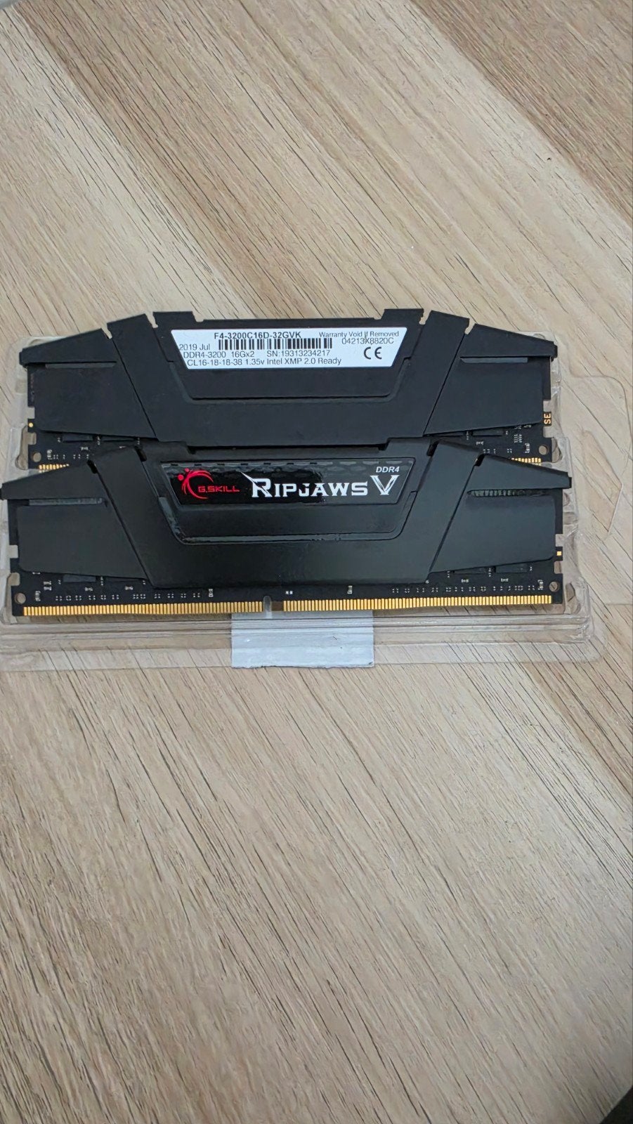G.Skill Ripjaws V 32 GB DDR4-3200 RAM – 216 GB, Computers en Software, Gebruikt, 32 GB, DDR4, Ophalen of Verzenden