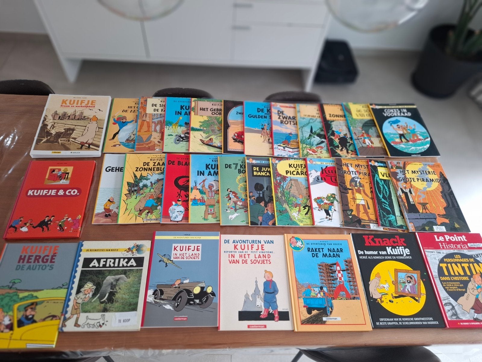 Collectie KUIFJE, Boeken, Ophalen