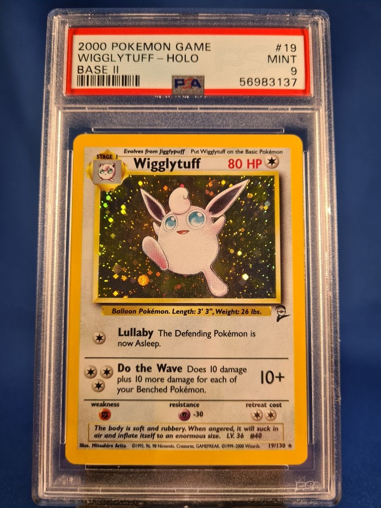 Wigglytuff 19/130 - Base Set 2 (PSA 9), Hobby & Loisirs créatifs, Jeux de cartes à collectionner | Pokémon, Utilisé, Envoi